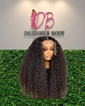 Deep Curly 13x6 Full Lace Indian Human Hair Wig