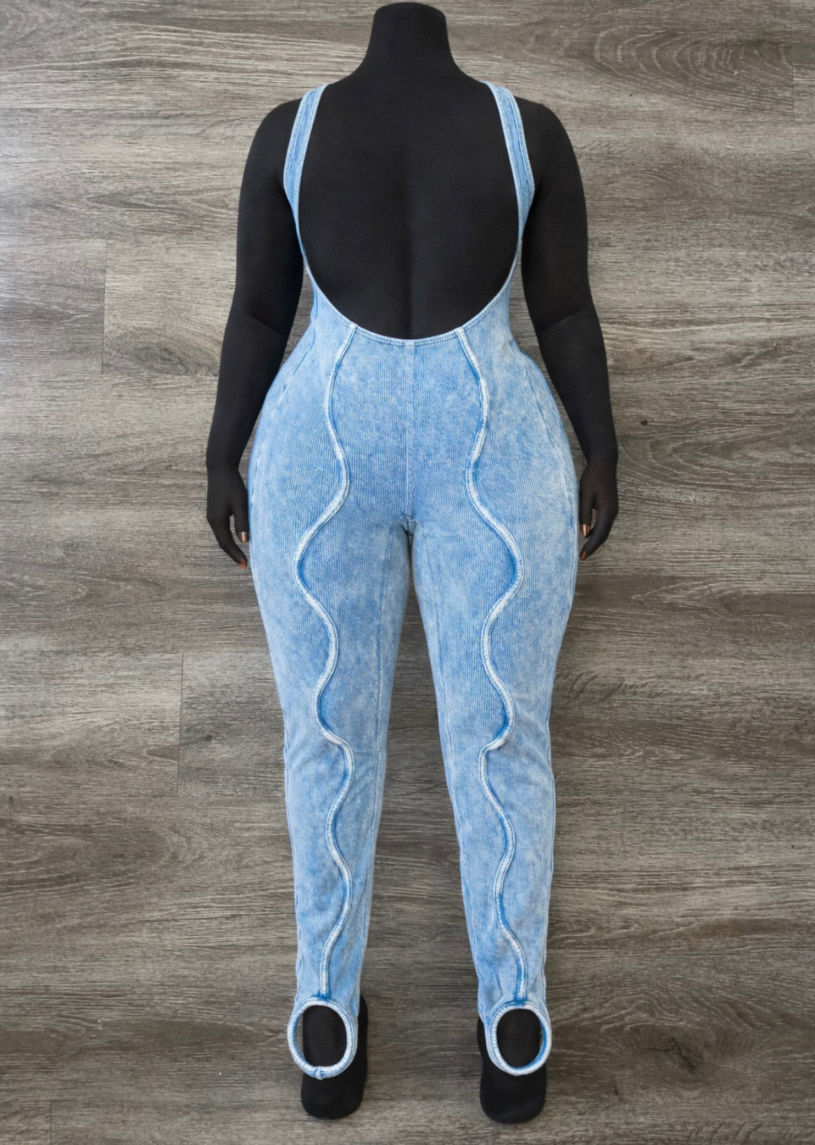 “Weekends” 1 piece back out jumpsuit