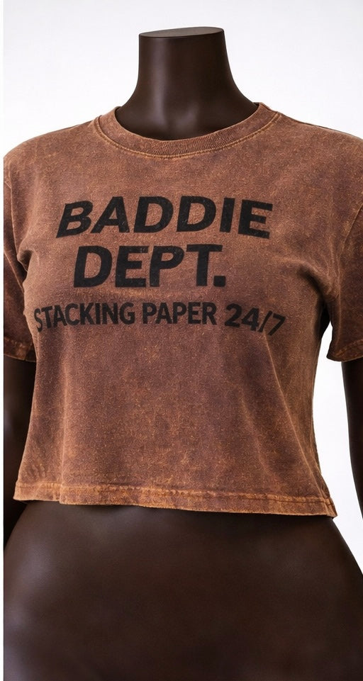 Baddie Dept Half Shirt