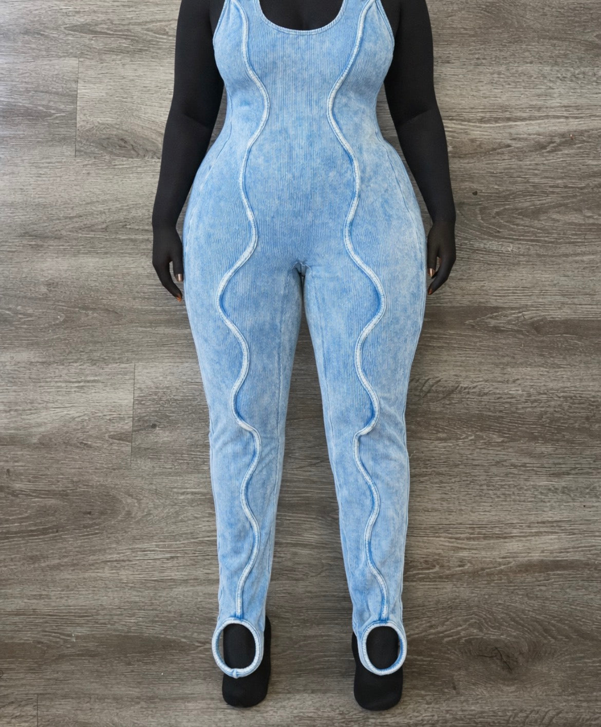 “Weekends” 1 piece back out jumpsuit