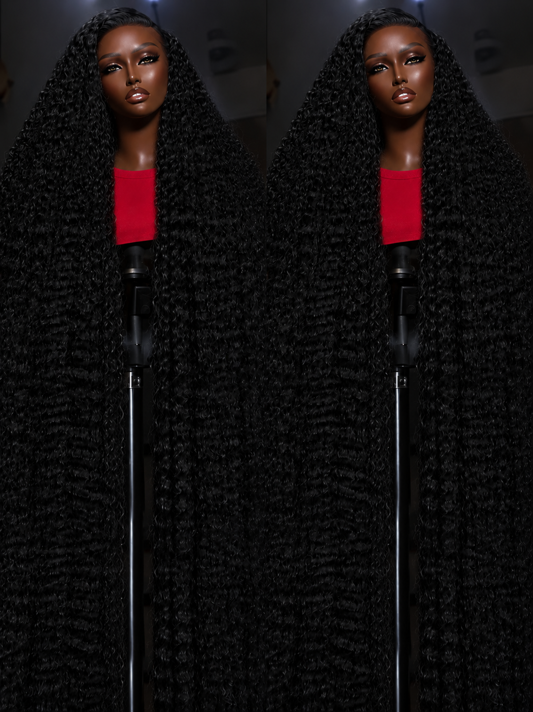 “Natural” 613 Deep Wave Indian 13x6 Human Hair Wig