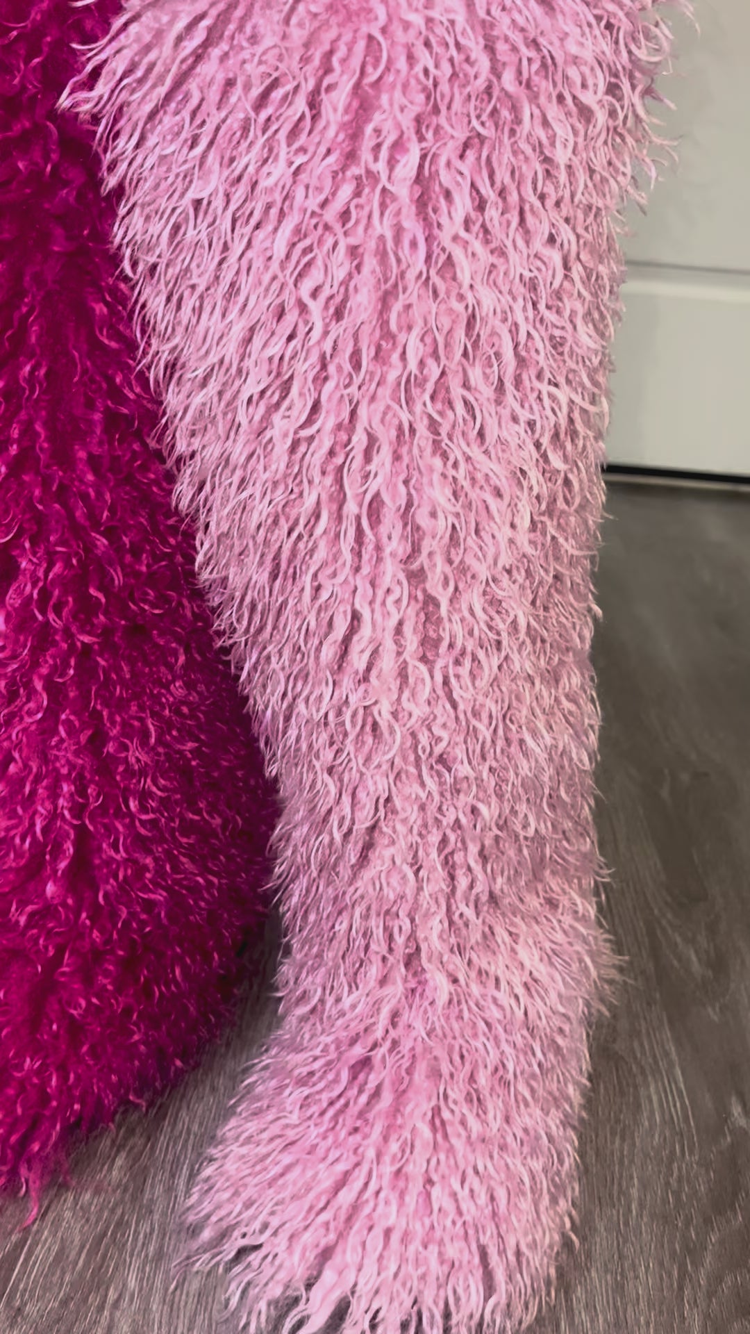 Mongolian Fur Knee High Boots